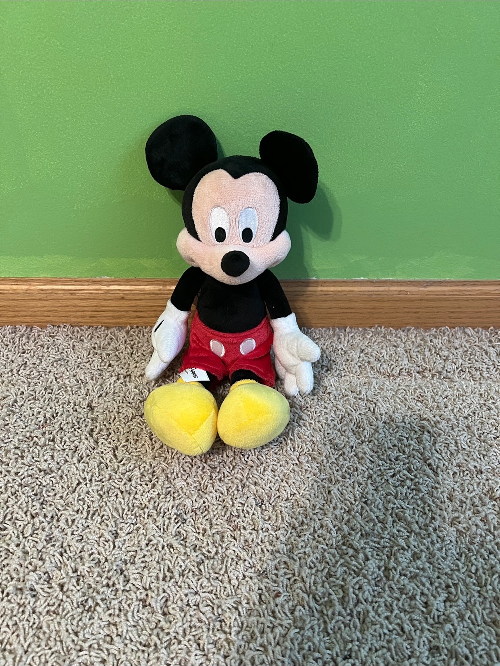 Disney Parks Mickey Mouse Plush NWT Vintage